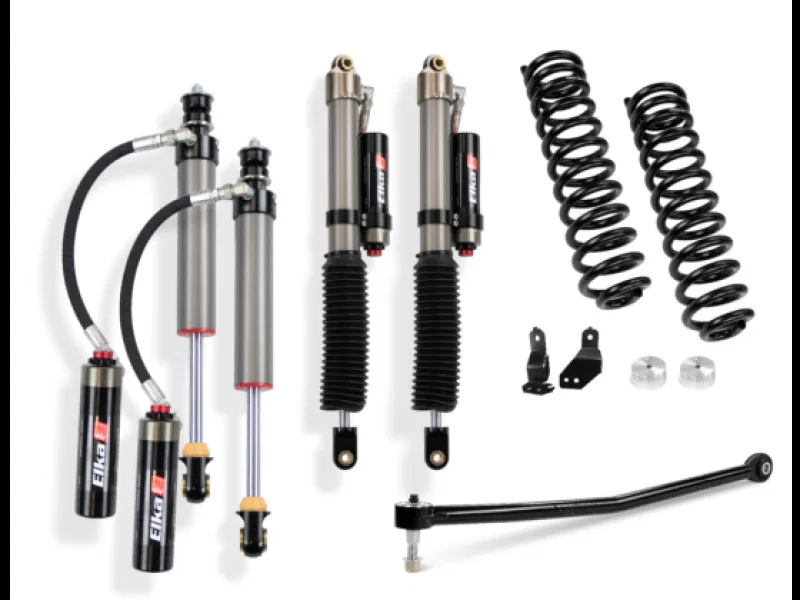 Cognito 220-P1133, 17-19 Ford F-250/350 SD 4WD 2in Elite Leveling Kit w/ 2.5 Elka Remote Reservoir Shocks