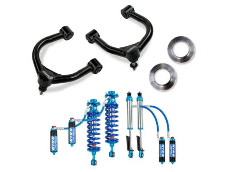 Cognito 535-P1228, 22-24 Toyota Tundra (w/ Rear Coil Springs) 3in Elite Leveling Lift Kit w/ King 2.5 RR Shocks