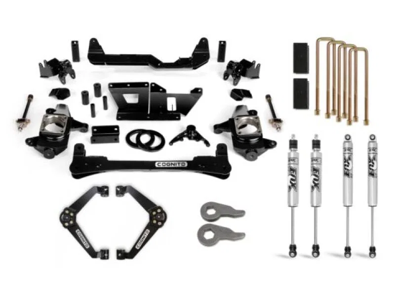 Cognito 110-P0970, 01-13 Chevy/GMC Silverado/Sierra 2500/3500 HD 2WD/4WD 6in Std Lift Kit w/ Fox PS 2.0 IFP