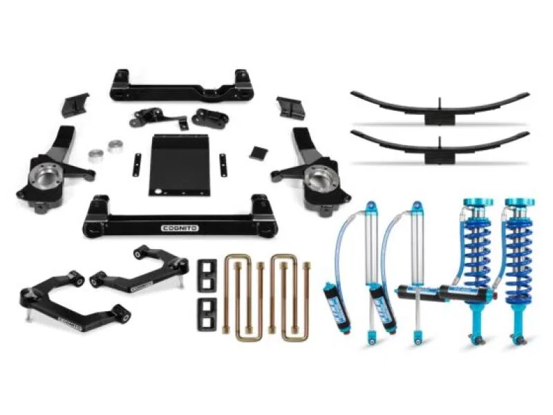 Cognito 510-P0955, 19-24 Chevy/GMC Silv/Sierra 1500 2WD/4WD 6in Elite Lift Kit w/ King 2.5 Remote RR Shocks
