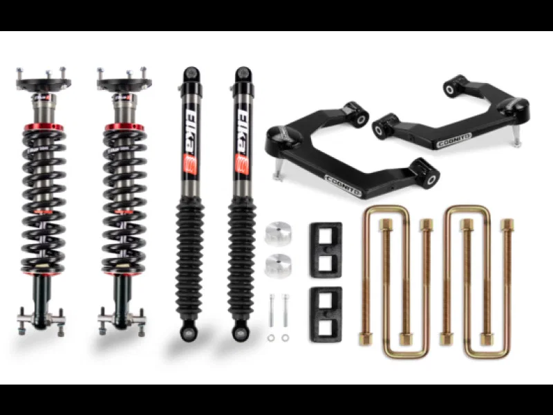 Cognito 210-P1137, 19-24 Chevy/GMC Silv/Sierra 1500 2WD/4WD 3in Perf Leveling Lift Kit w/ Elka 2.0 IFP Shocks