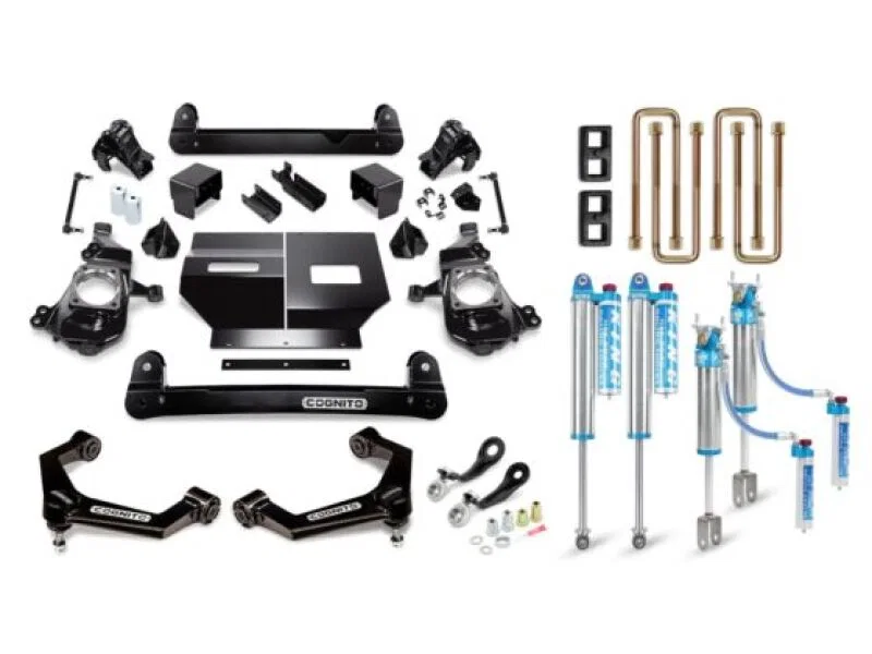 Cognito 510-P1179, 20-24 Chevy/GMC Silv/Sierra 2500/3500 HD 2WD/4WD 4in Elite Lift Kit w/ King 2.5 RR Shocks