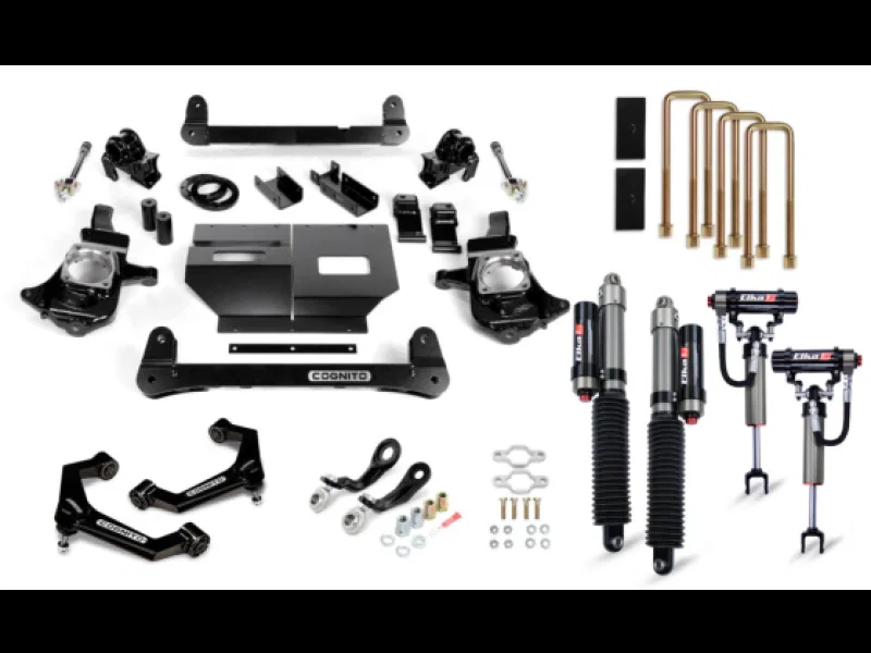 Cognito 210-P1153, 11-19 Chevy/GMC Silv/Sierra 2500/3500 HD 2WD/4WD 4in Elite Lift Kit w/ Elka 2.5 RR Shocks