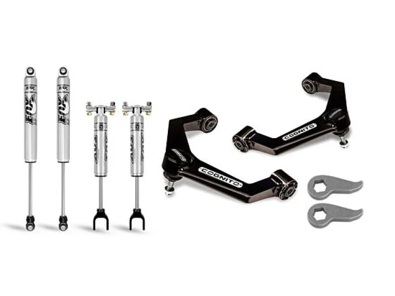 Cognito 110-P0779, 20-24 Chevy Silv/Sierra 2500/3500HD 2WD/4WD 3in Perf Ball Joint Lvling Kit w/ Fox PS 2.0 IFP