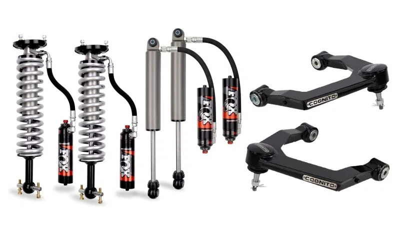 Cognito 210-P1298, 19-25 Chevy/GMC Silv/Sierra 1500 1in Elite Leveling Kit w/ Fox 2.5 Elite Perf Shocks