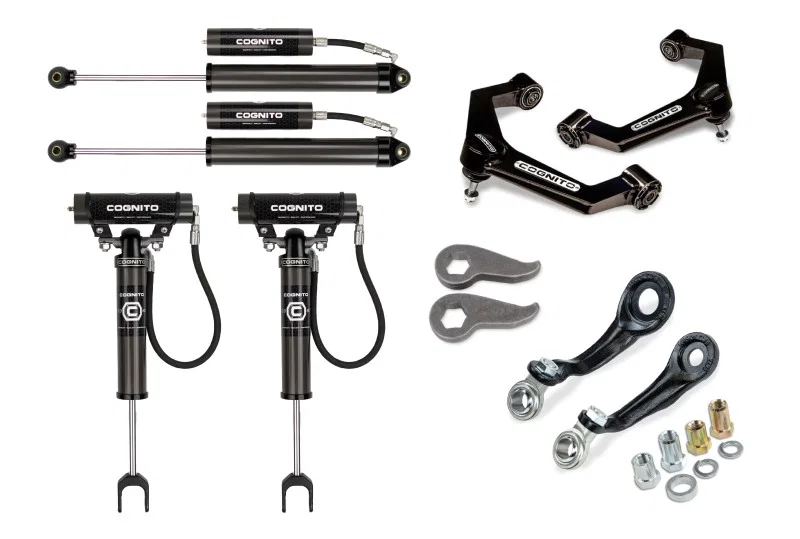 Cognito 110-P1418, 11-19 Chevy/GMC Silv/Sierra 2500/3500 HD 2WD/4WD 3in Premier Leveling Kit w/ 2.0 RR Shocks