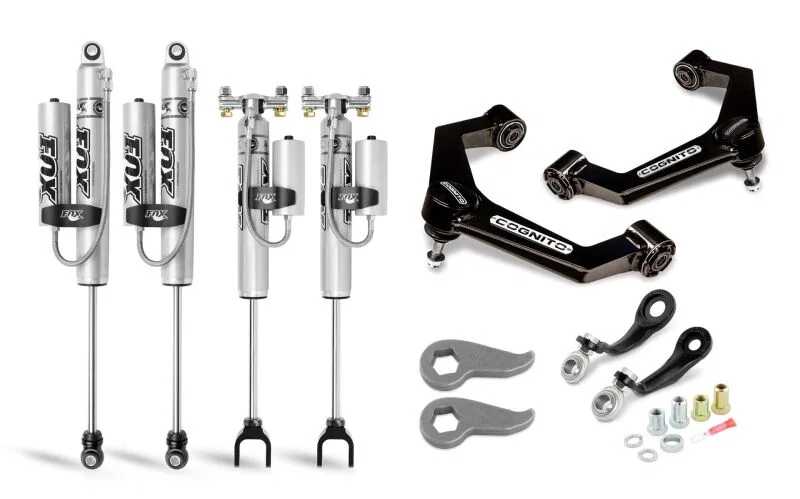 Cognito 110-P0929, 20-24 Chevy/GMC Silv/Sierra 2500/3500 HD 2WD/4WD 3in Premier Leveling Kit w/ Fox PSRR 2.0