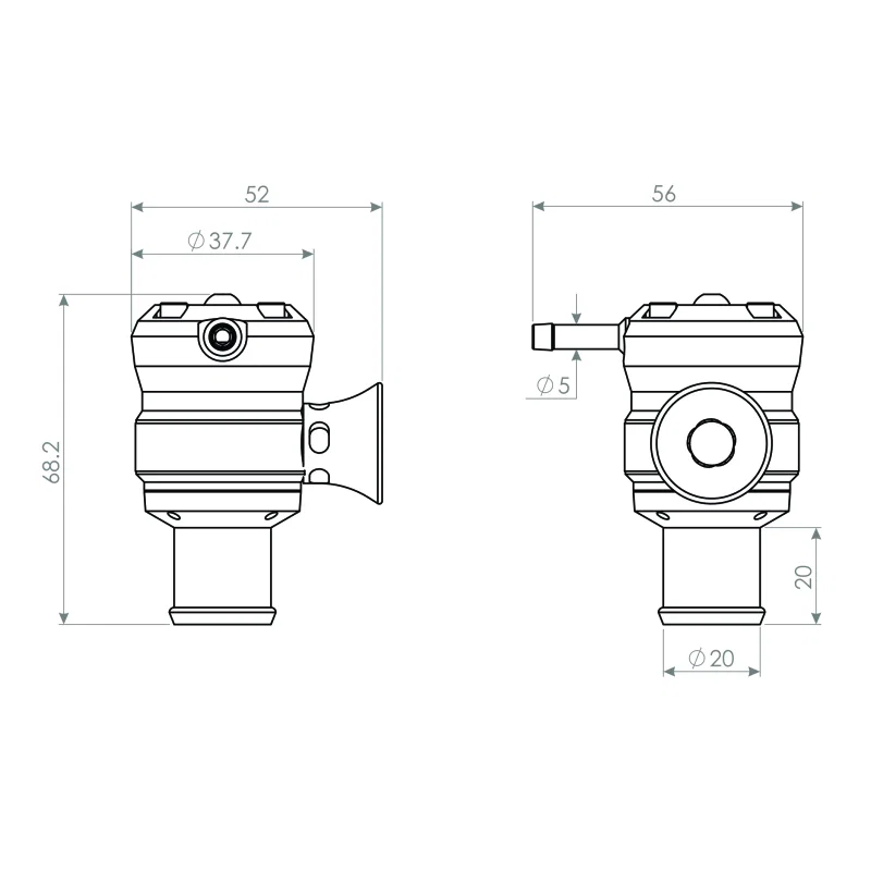 Go Fast Bits T9300, GFB Universal SXV Mini BOV