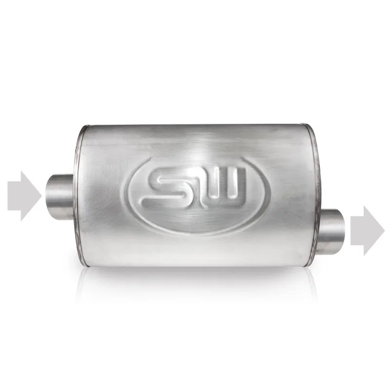 Stainless Works TM4C22C22O, 2.25in ID CENTER INLET/ 2.25in OD OFFSET OUTLET 4inX8in