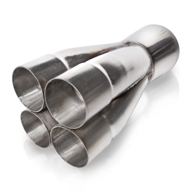 Stainless Works MCLC4225-400, 2-1/4in 4-way merge collectors with 4in OD outlet