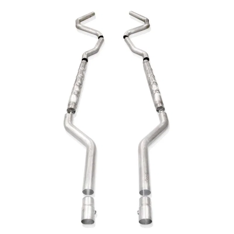 Stainless Works CA679LSCH, Chevy Camaro 1967-69 Exhaust 3in Stainless Chambered No X-Pipe