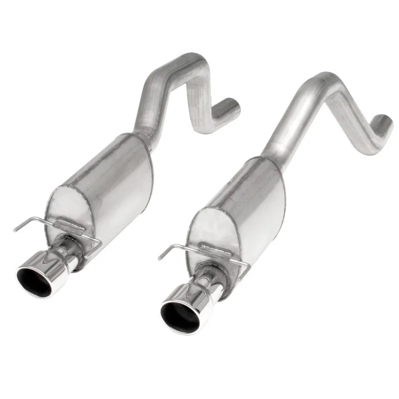 Stainless Works ZO6CBC, 2006-13 Corvette C6ZO6/ZR1 3in Axleback Chambered Mufflers Dual 4in Rolled Edge Tips