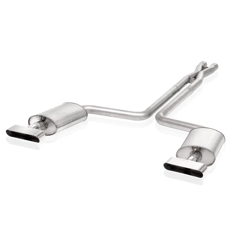Stainless Works C49296EXH, 1992-96 Corvette C4 LT1/LT4 2-1/2in Exhaust System X-Pipe Chambered Turbo Mufflers