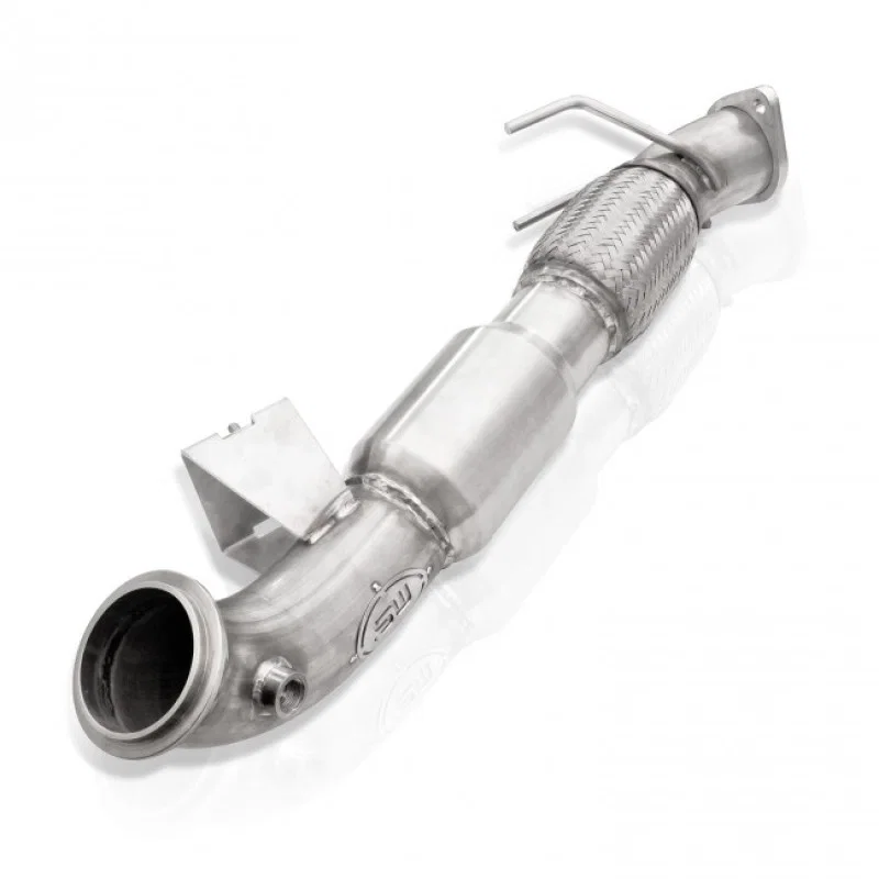 Stainless Works FC13DPCAT, 2013-18 Ford Focus ST 3in High-Flow Cats Downpipe Factory Connection