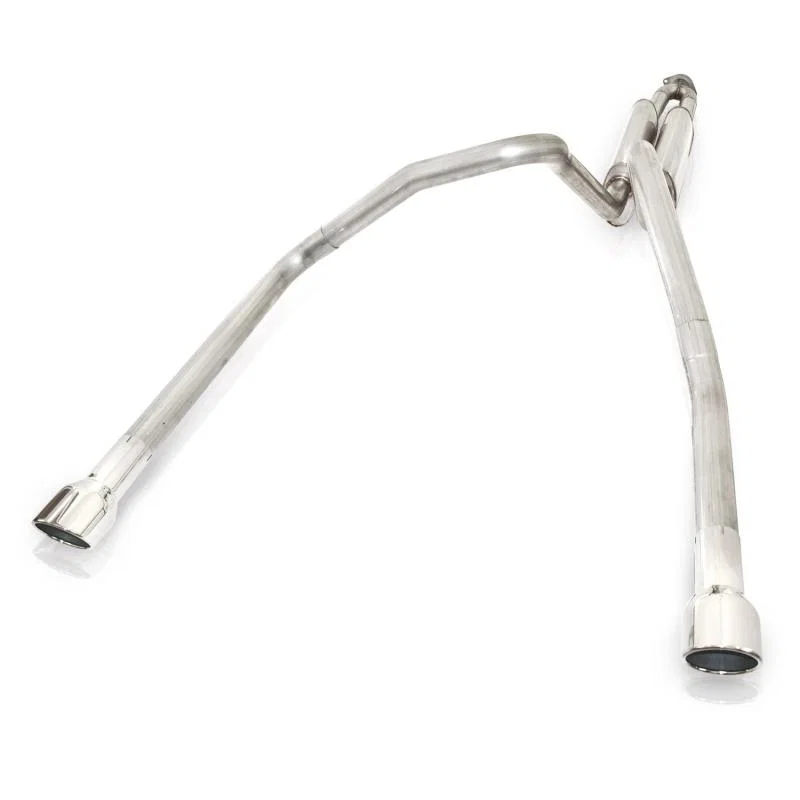 Stainless Works TBTDLMFCB, 2006-09 Trailblazer SS 6.0L 2-1/2in S-Tube Exhaust X-Pipe Center Bumper Exit