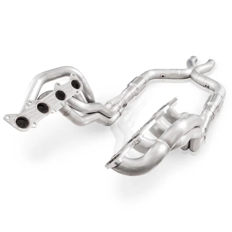 Stainless Works SM11HCATX, Power 2011-14 Mustang GT Headers 1-7/8in Primaries High-Flow Cats 3in X-Pipe