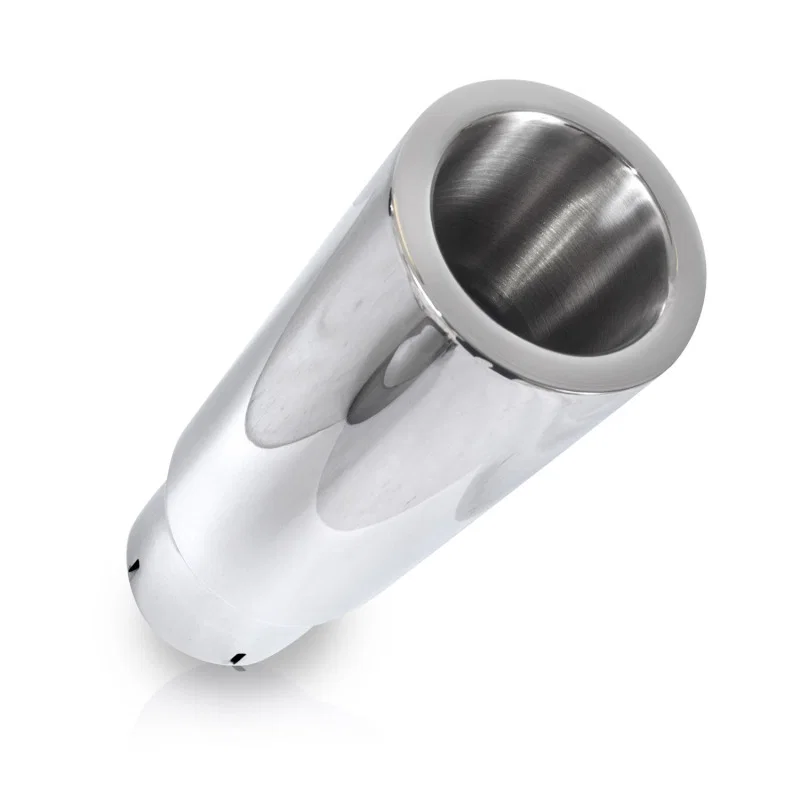 Stainless Works 791250, Double Wall Straight Cut Exhaust Tip 3in body 2 1/2in id inlet