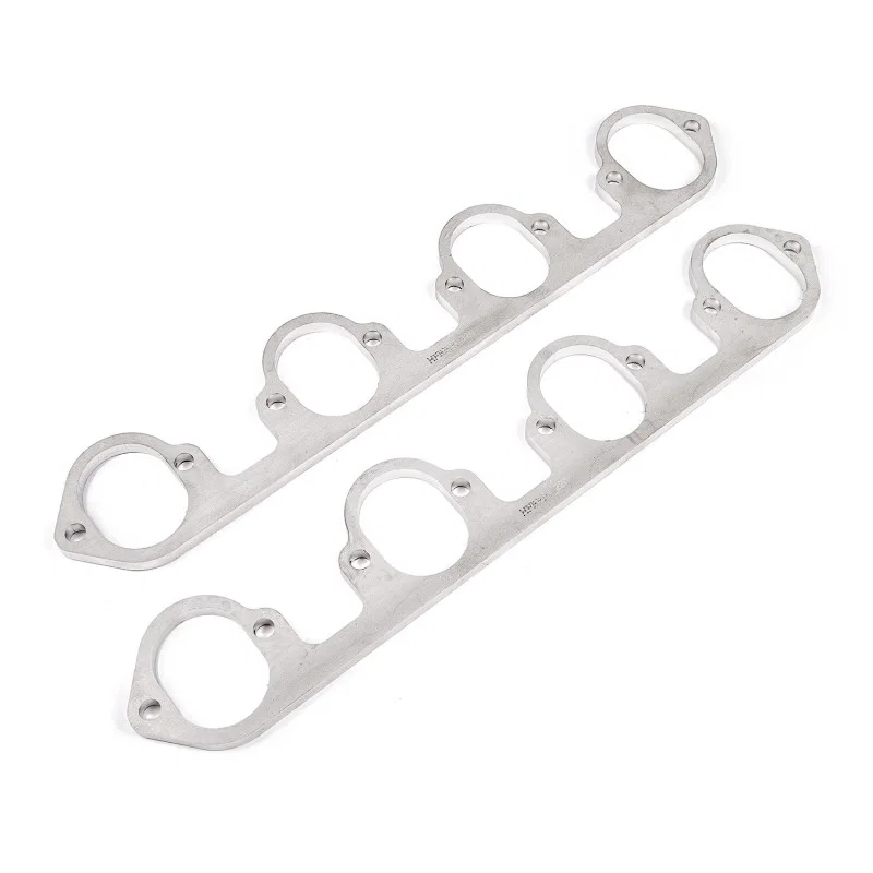 Stainless Works HFBBF1225, Big Block Ford Flat Tall Oval Port Header 304SS Exhaust Flanges 2-1/4in Primaries