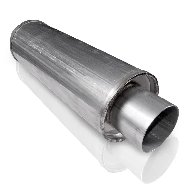 Stainless Works VR22, 2in VINTAGE ROUND MUFFLER