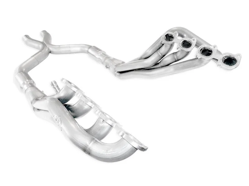 Stainless Works GT5HCAT, 2007-10 Shelby GT500 Headers 1-7/8in Primaries High-Flow Cats 3in X-Pipe for Ford Mustang