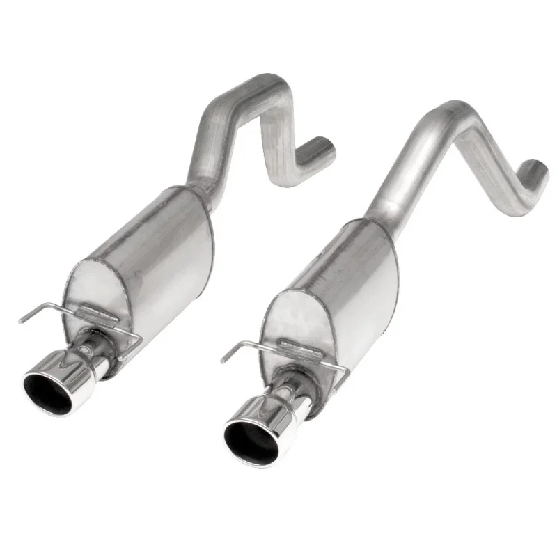 Stainless Works ZO6CB, 2006-13 Corvette C6ZO6/ZR1 3in Axle Back S-Tube Mufflers Dual 4in Rolled Edge Tips