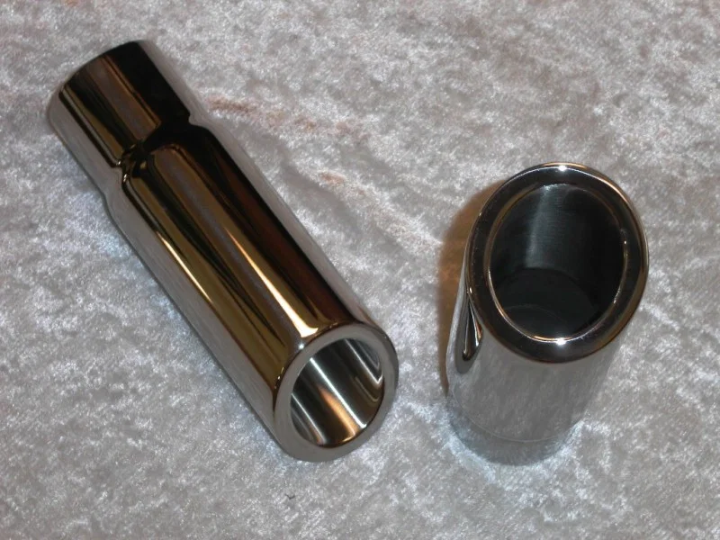 Stainless Works 790250, Double Wall 30 Deg Slash Cut Exhaust Tip 3in Body 2 1/2in ID