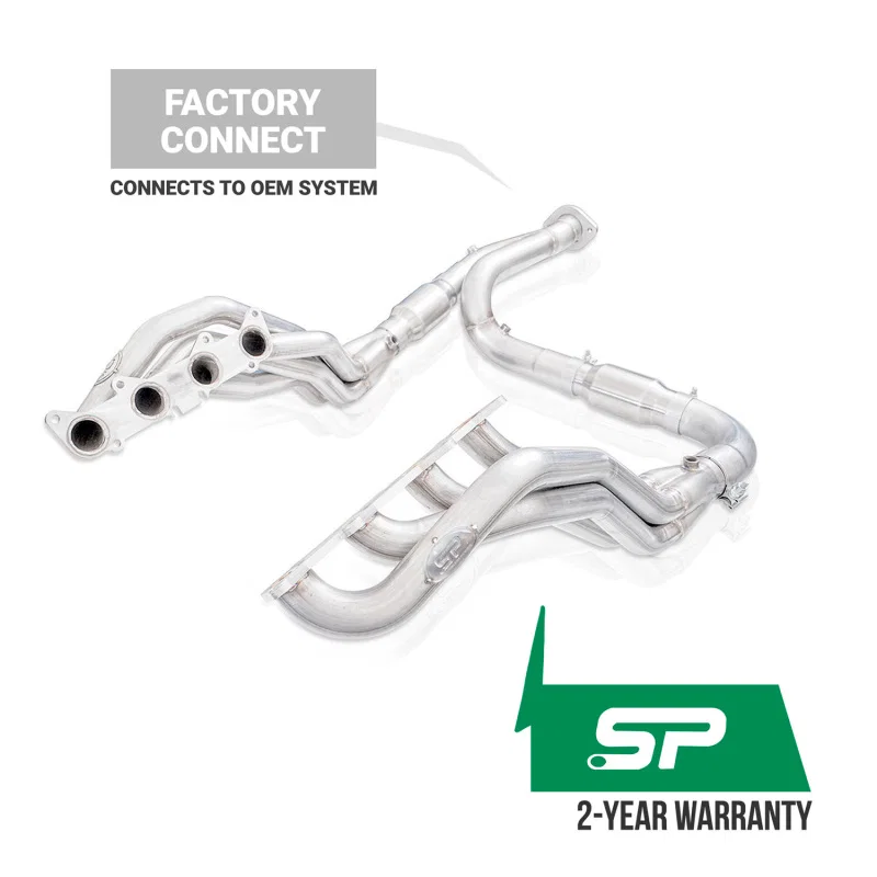 Stainless Works SFT21HCATY, 21-25 Ford F150 5.0L Headers 1-7/8in Primaries High-Flow Cats Factory Conn