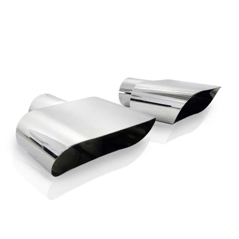 Stainless Works 784250, Wide Oval C4 Corvette 2-1/2in Inlet Tips (priced per pair)