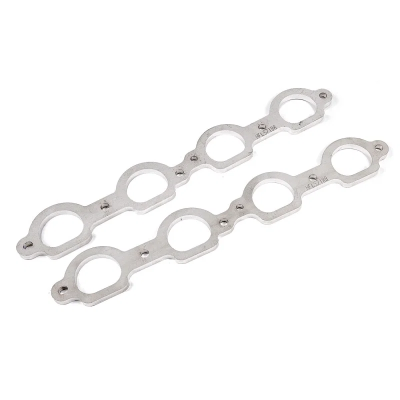 Stainless Works HFLS7188, Chevrolet LS7 D-Port Shaped Header 304SS Exhaust Flanges 1-7/8in Primaries