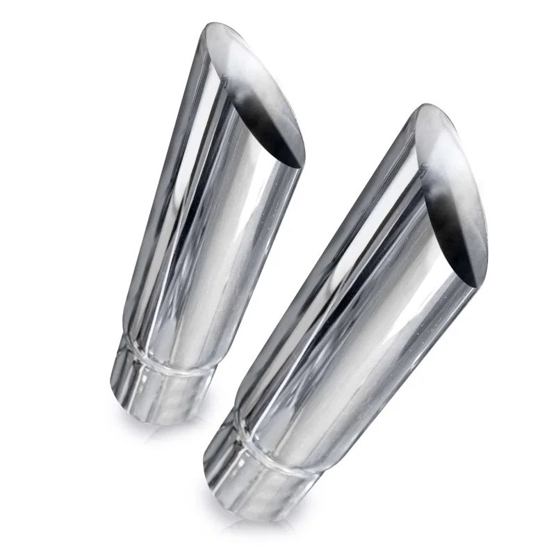 Stainless Works 7030225, Slash Cut Exhaust Tips 2.25in ID Inlet