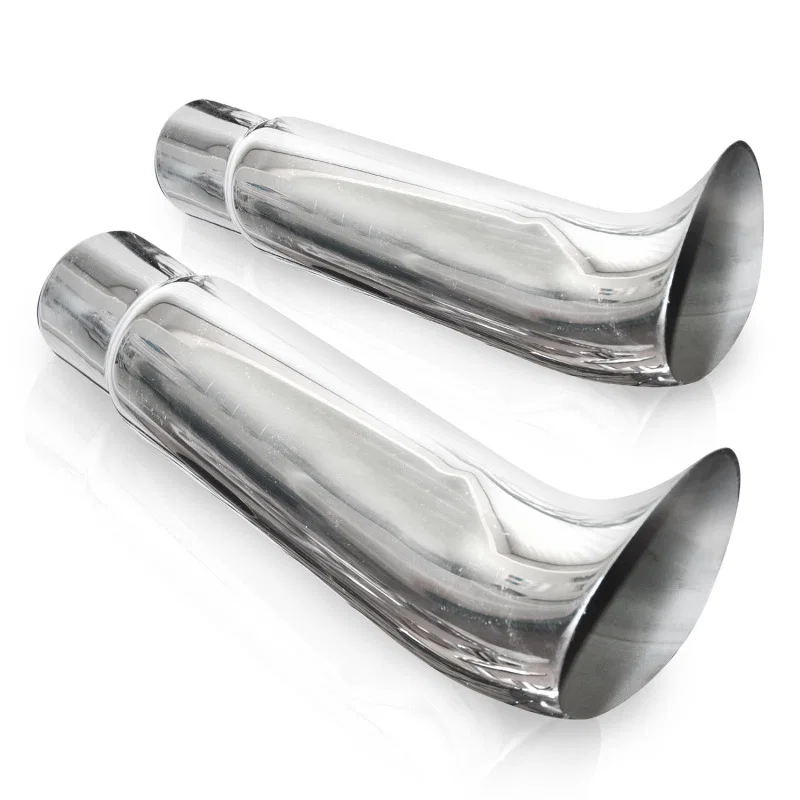 Stainless Works 720200, Elf Ear Exhaust Tips 2in Body 2in ID Inlet
