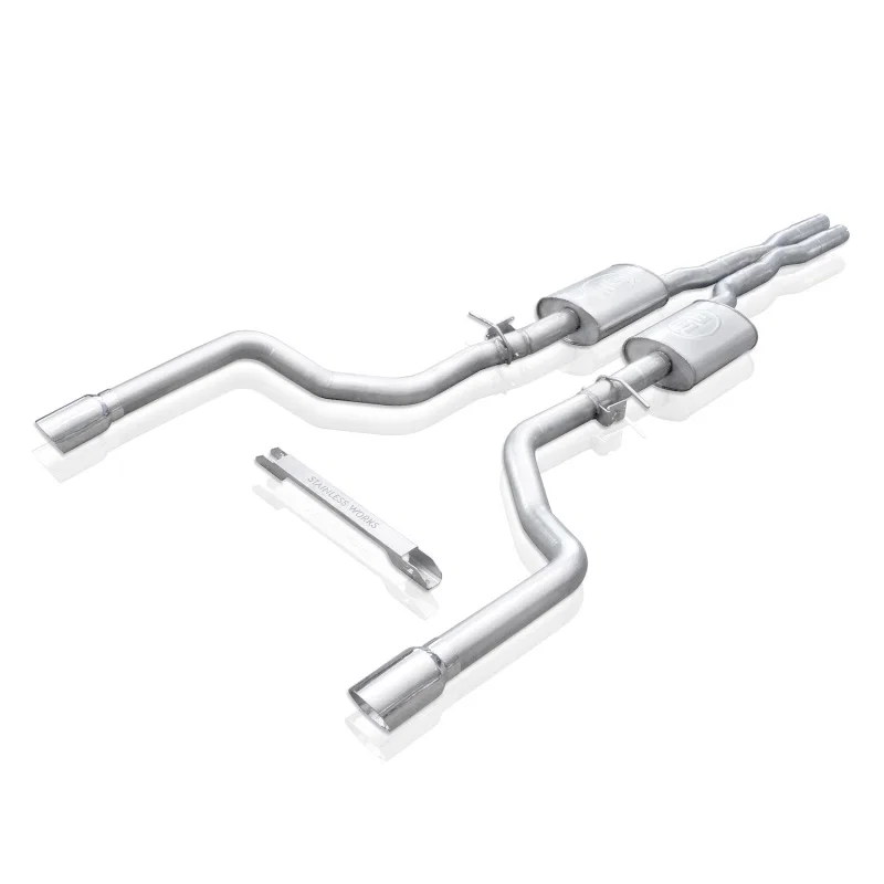 Stainless Works CHAR16CB, Dodge Charger 2015-18 6.2L / 6.4L Hemi Factory Exhaust