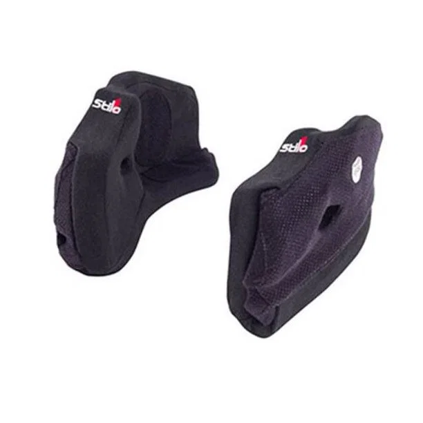 ST5 Series Helmet Cheek Pads - 25MM - Black - Pair
