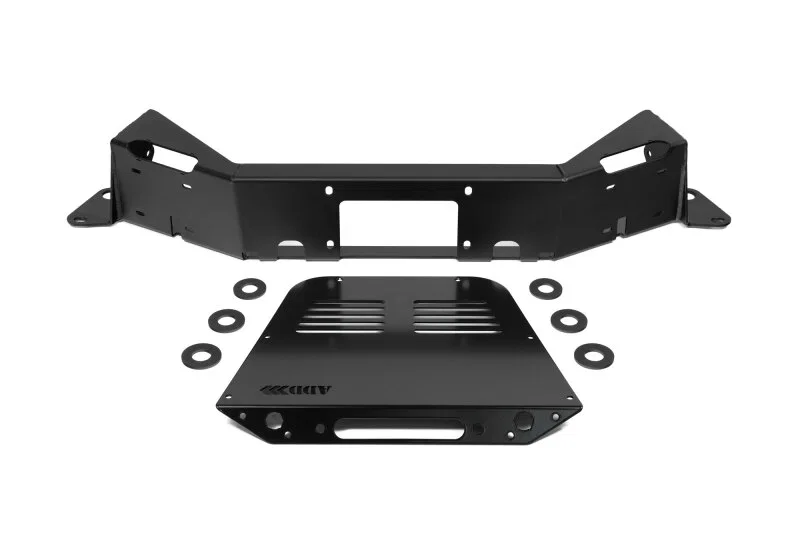 Addictive Desert Designs AC630810103, 2025 Ram RHO Stealth Fighter Front Bumper Winch Kit