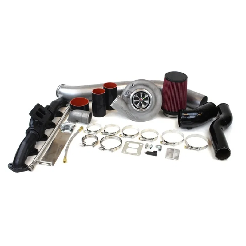 Industrial Injection 227441, 03-07 5.9 Cummins S300 SX-E Single Turbo Kit 63/74 w/ .91 A/R