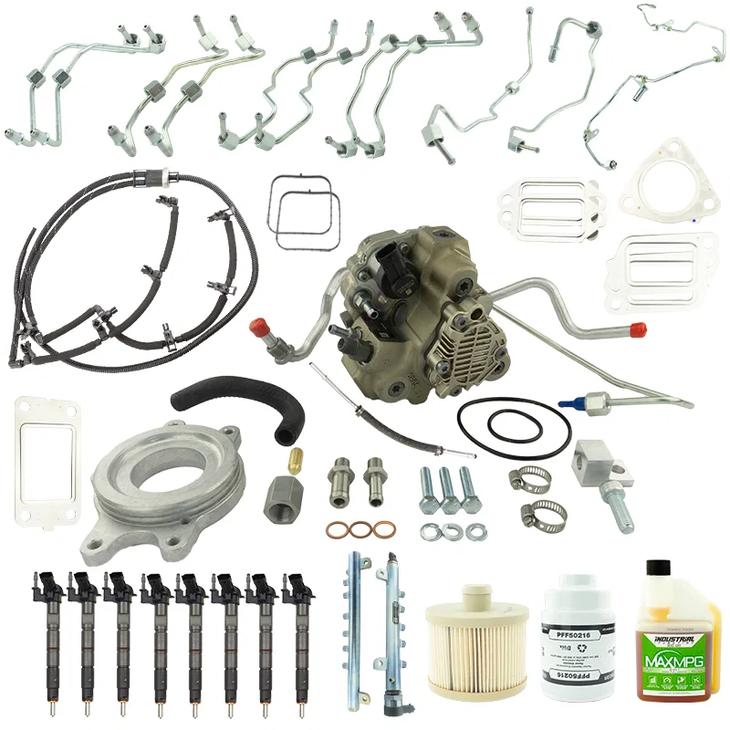 Industrial Injection 4G6106, 11-16 Duramax 6.6L LML Bosch Disaster Kit w/Emissions Intact CP3 Conversion Kit