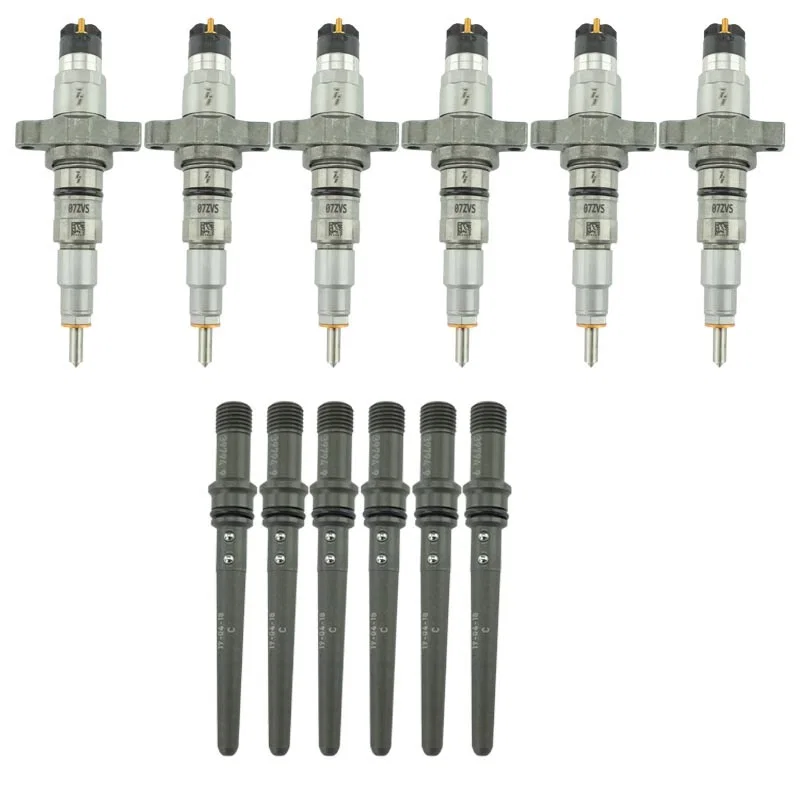 Industrial Injection 215312, 04.5-07 Dodge Cummins 5.9L Reman Stock Injector w/ Connecting Tubes
