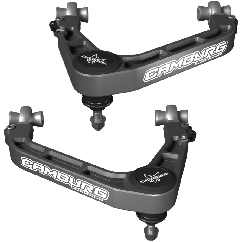 Camburg CAM-210100-GRY, 19-25 Chevy/GMC 1500 2WD/4WD KINETIK V2 Performance Billet X-Joint XL Upper Arms - Gray
