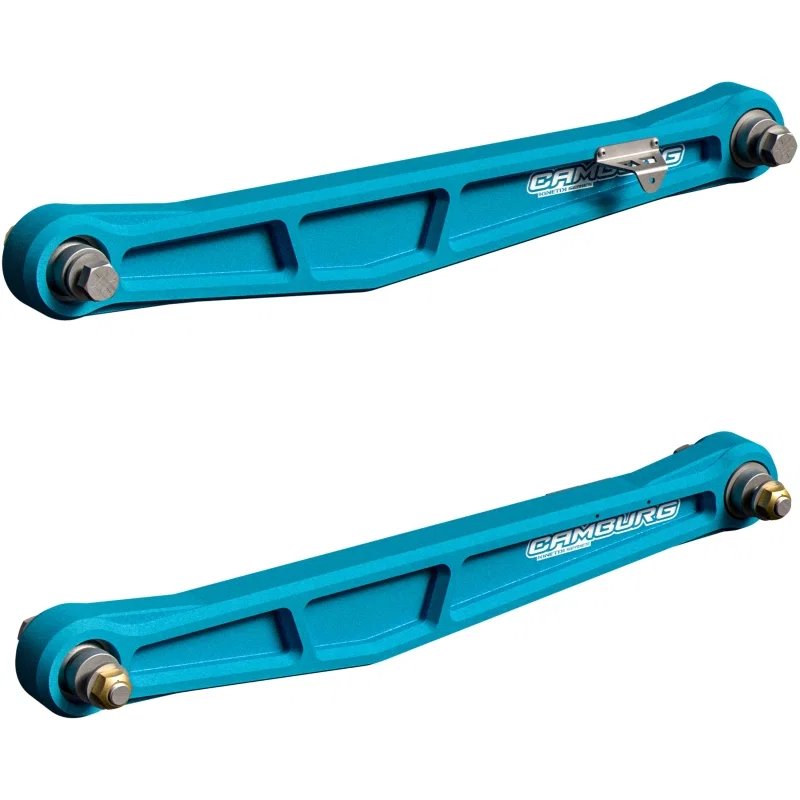 Camburg CAM-120035-BLU, Ford Bronco Raptor 22-25 KINETIK Series Rear Billet Lower Trailing Arm Kit (KING BLUE)