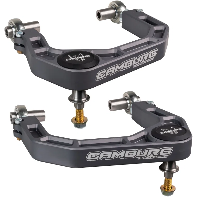Camburg CAM-110214-GRY, Ford Bronco 21-23 KINETIK V2 Performance Billet Uniball Upper Arms