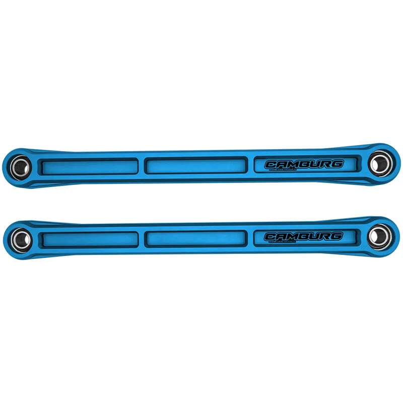 Camburg CAM-120032-BLU, Ford Bronco 21-23 KINETIK Series Rear Billet Lower Trailing Arm Kit (King Blue)