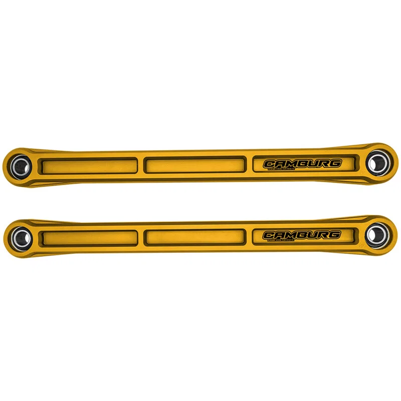 Camburg CAM-120032-GLD, Ford Bronco 21-23 KINETIK Series Rear Billet Lower Trailing Arm Kit (Gold)