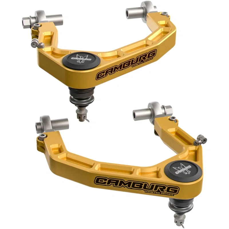 Camburg CAM-110308-GLD, 2024+ Ford Ranger Raptor KINETIK Series Billet X-Joint XL Upper Control Arms - Gold