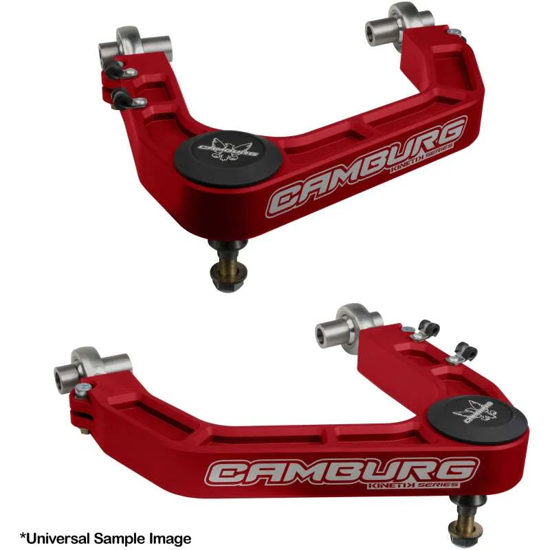 Camburg CAM-310193-RED, 08-21 Toyota Landcruiser 200 Series KINETIK V2 Performance Billet Uniball Upper Arms - Red