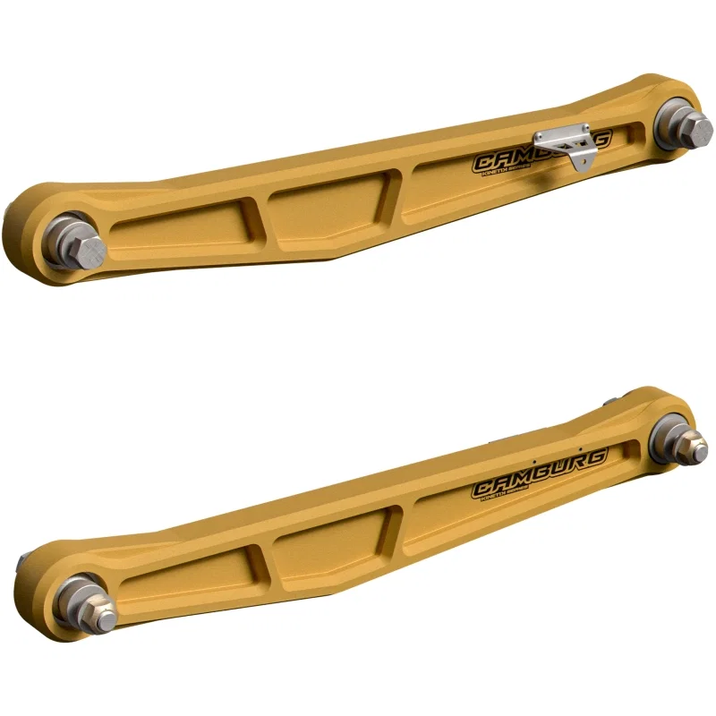 Camburg CAM-120035-GLD, Ford Bronco Raptor 22-25 KINETIK Series Rear Billet Lower Trailing Arm Kit (GOLD)