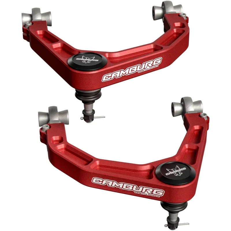 Camburg CAM-110234-RED, Ford F-150 Raptor 17-20 KINETIK Series X-Joint XL Upper Control Arm Kit (RED)