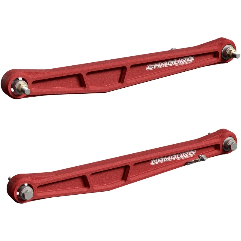 Camburg CAM-120038-RED, Ford Ranger Raptor 24-25 KINETIK Series Rear Billet Lower Trailing Arm Kit (RED)