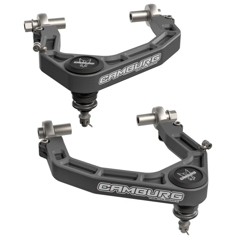 Camburg CAM-110308-GRY, 2024+ Ford Ranger Raptor KINETIK Series Billet X-Joint XL Upper Control Arms - Gray
