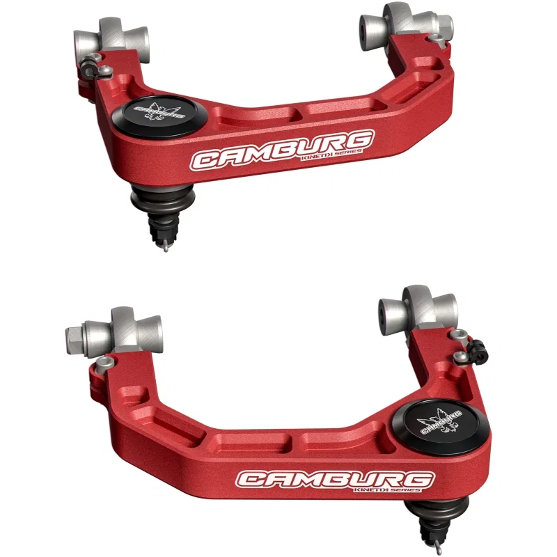 Camburg CAM-310186-RED, Toyota 4Runner 03-24 - FJ Cruiser 07-14 KINETIK X-Joint XL Upper Control Arm Kit (RED)