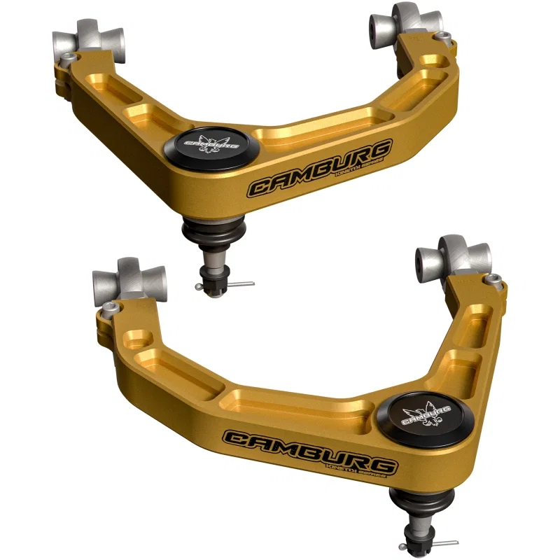 Camburg CAM-110234-GLD, Ford F-150 Raptor 17-20 KINETIK Series X-Joint XL Upper Control Arm Kit (GOLD)